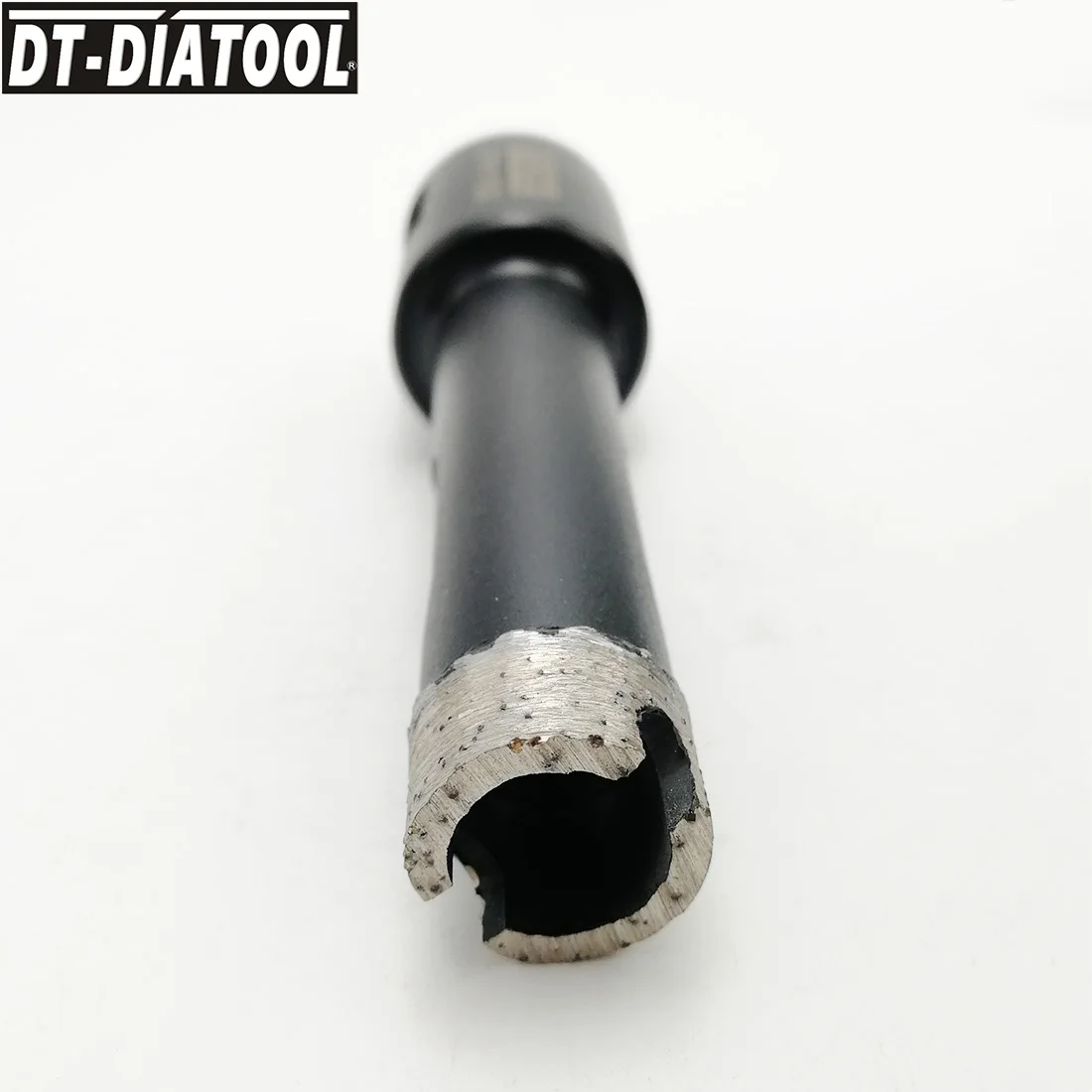 DT-DIATOOL 2 adet M14 Dia 18mm lazer kaynaklı elmas kuru karot sondaj Bit sert granit mermer matkap ucu taş beton delik testere