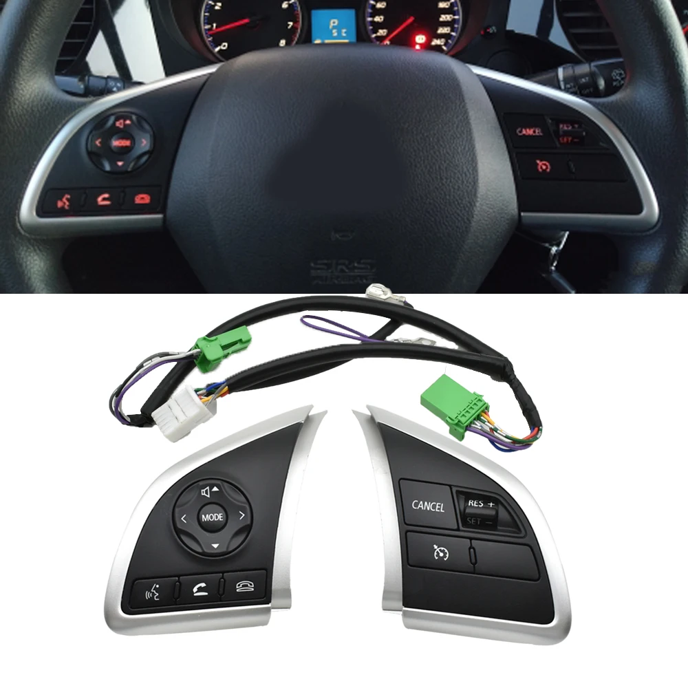 For Mitsubishi ASX Mirage space star L200 Cruise Control Switch Steering Wheel Button Audio Android Player Switches