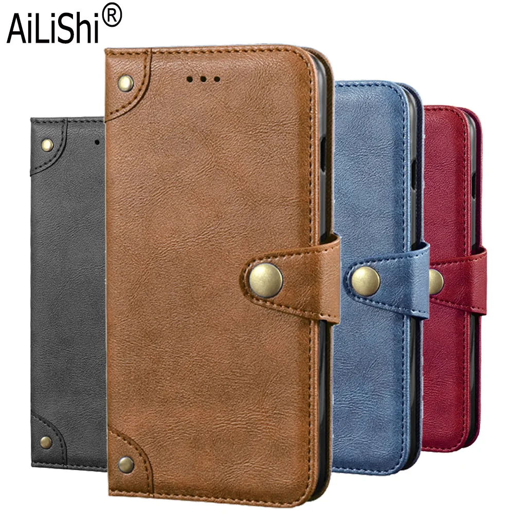 Genuine Leather Case for Lenovo Tab, V7, Z6 Lite, K3, K30, K5 Pro, S5 Pro, Flip Cover, Phone Bag, Wallet Holder, Business