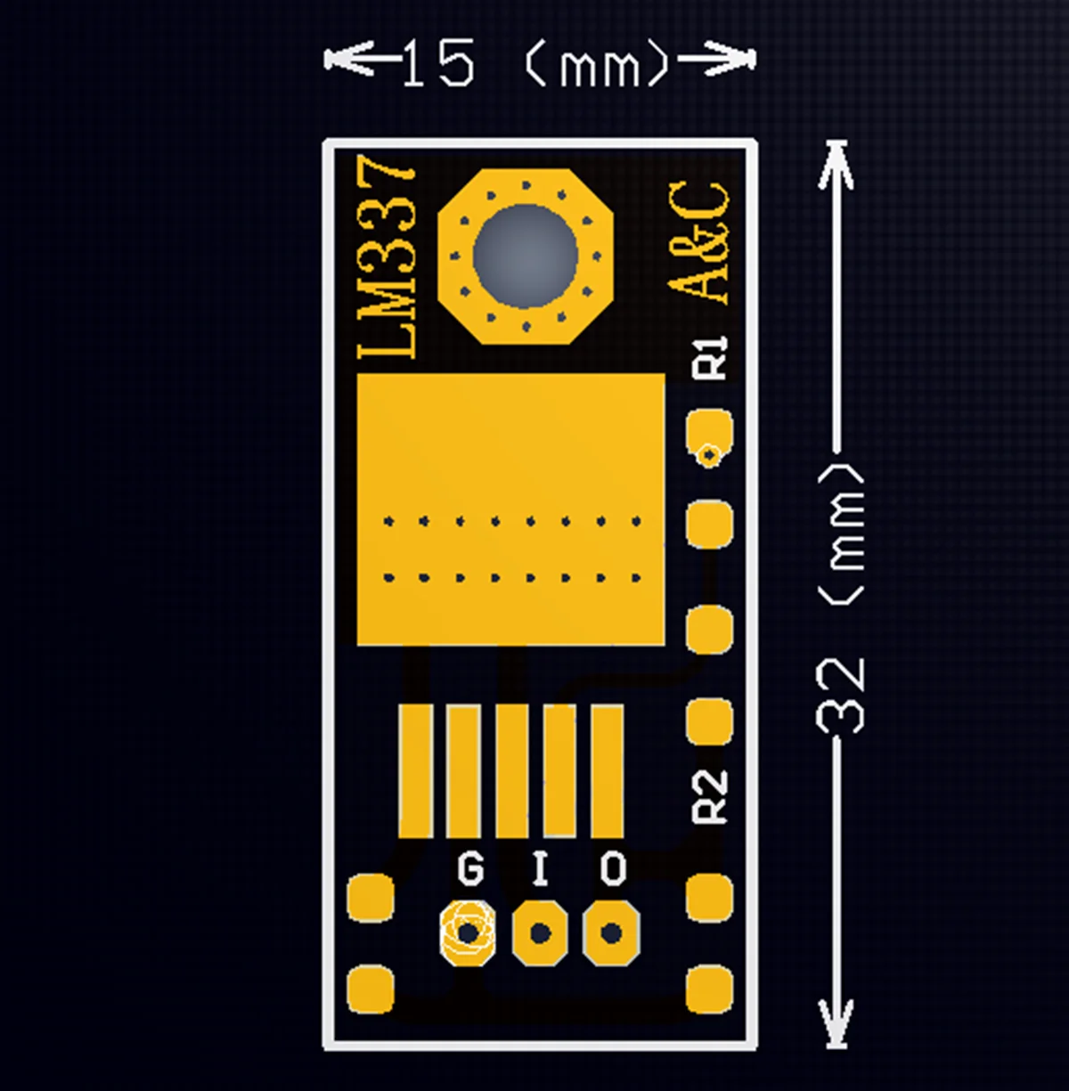 LT3015 -LM337 LM337 Converter/โมดูล Conversion