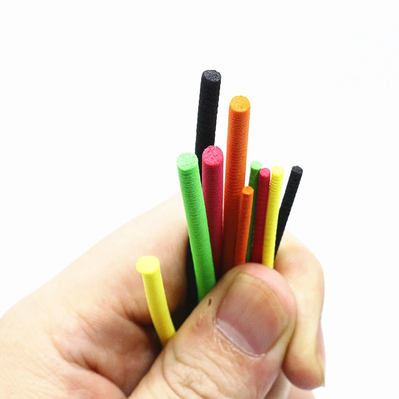 Persuader hot 10 postów pakiet wiązania much 2mm 3mm smukłe cylindry piankowe wyższa wydajność pianka EVA spadochron post materiały wiązania much — zdjęcie 4