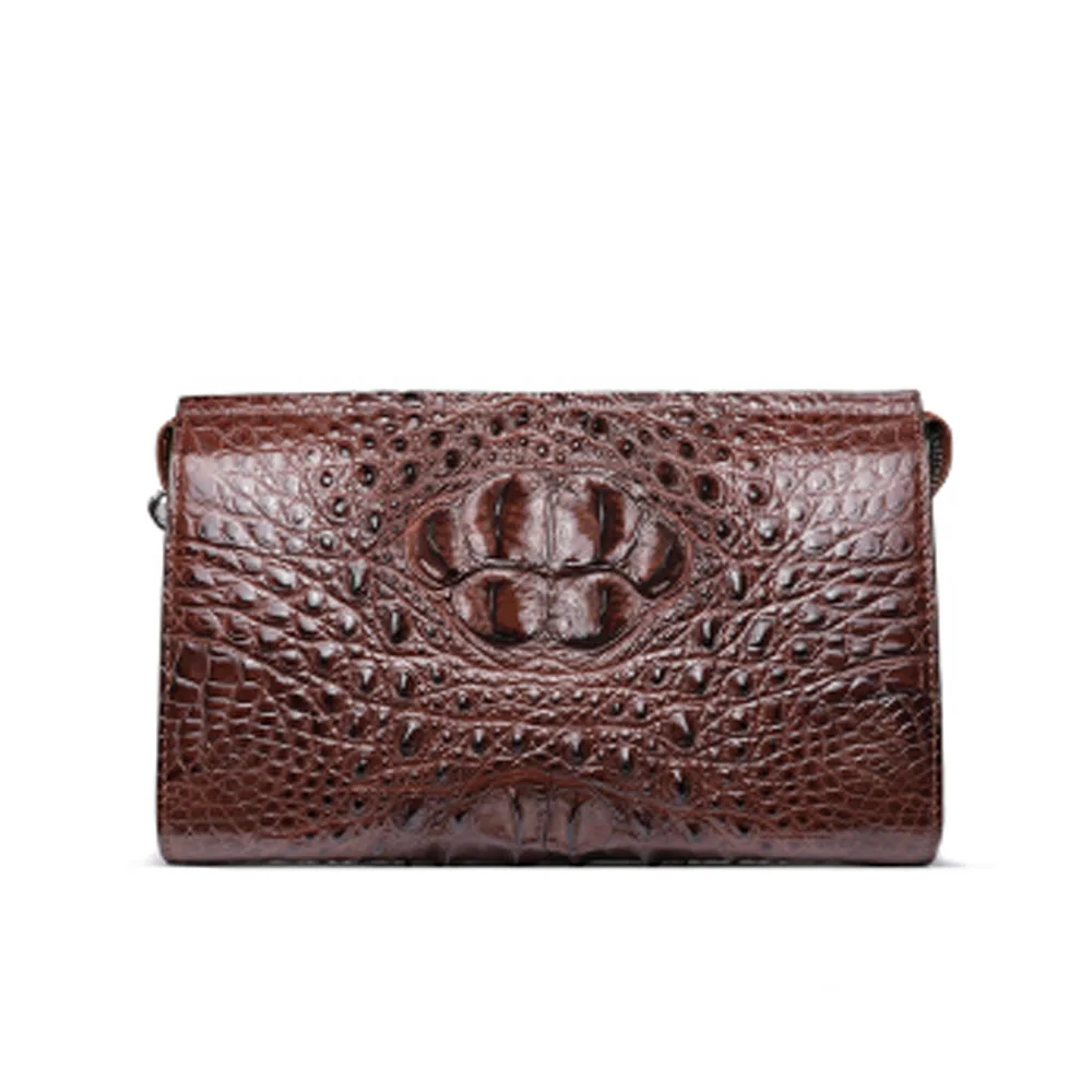 

pugete new crocodile bag men wallet male Hand bag large capacity Hand caught bag long Combination lock men clutch bag