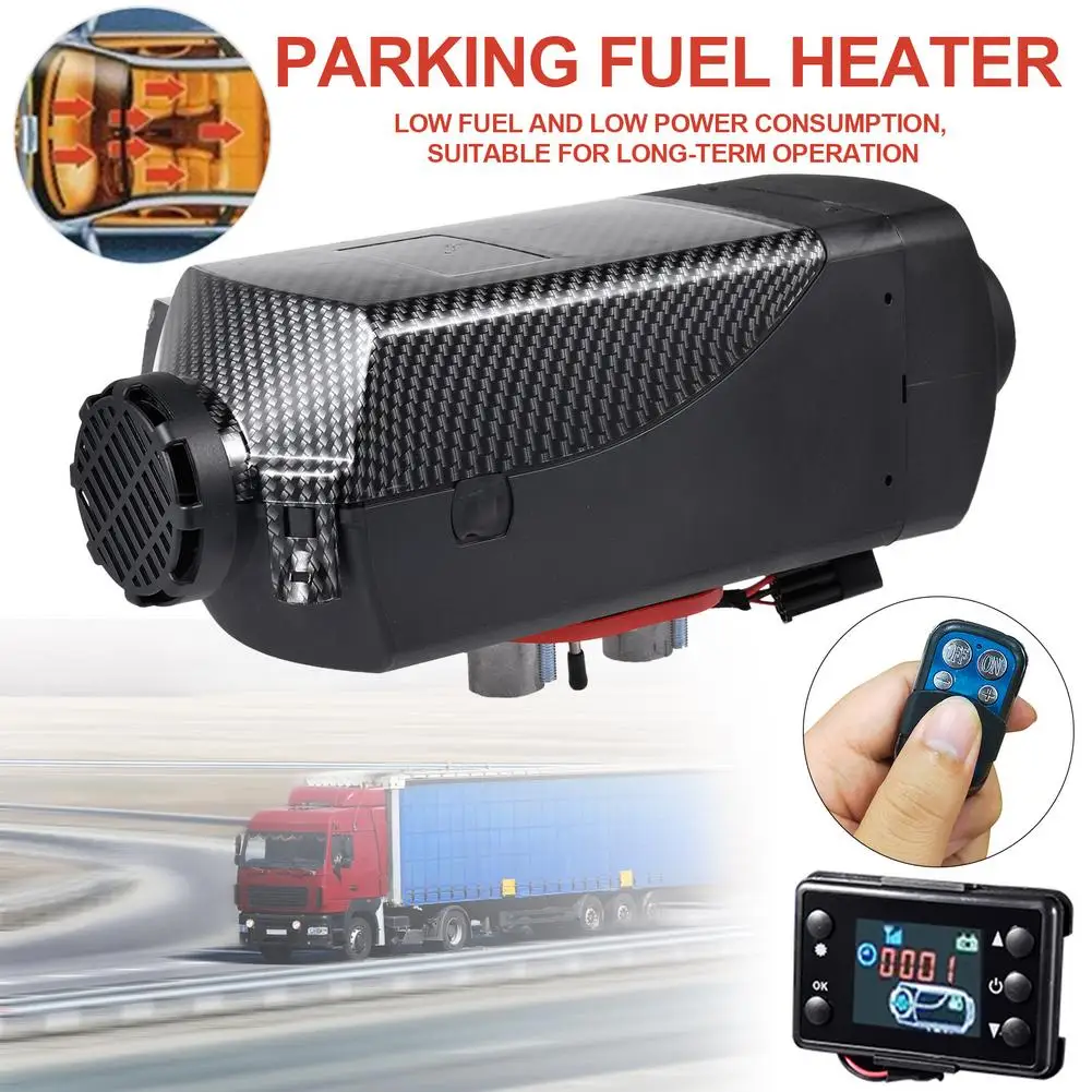 5KW 12V/24V Car Air Heater Compact Automatic Fuel Heater Universal Parking Fuel Heater For Vehicle Automotive Heater Accessories