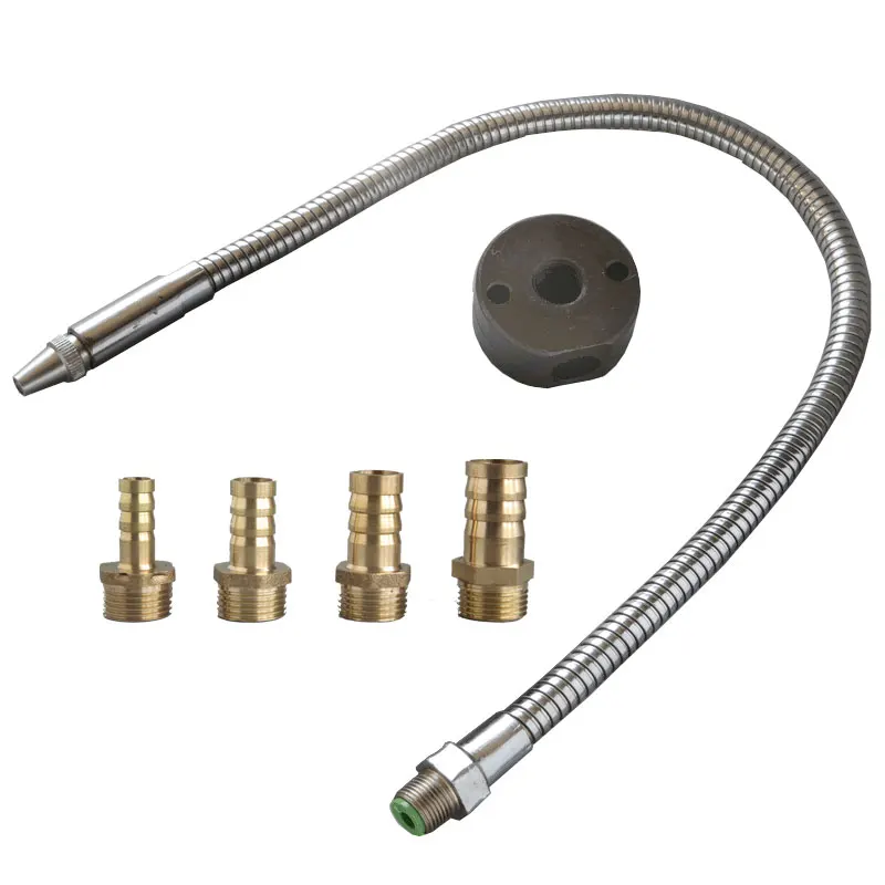 Turret Milling Machine Water Jet Pipe Drilling Machine Flexible Metal Flush Hose Water Pump Coolant Outlet Pipe Water Valve Base