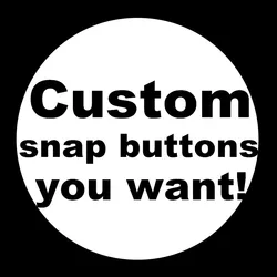 Hot sale 12mm/18mm20mm snap buttons custom fit DIY 18mm snap jewelry send the pic to us