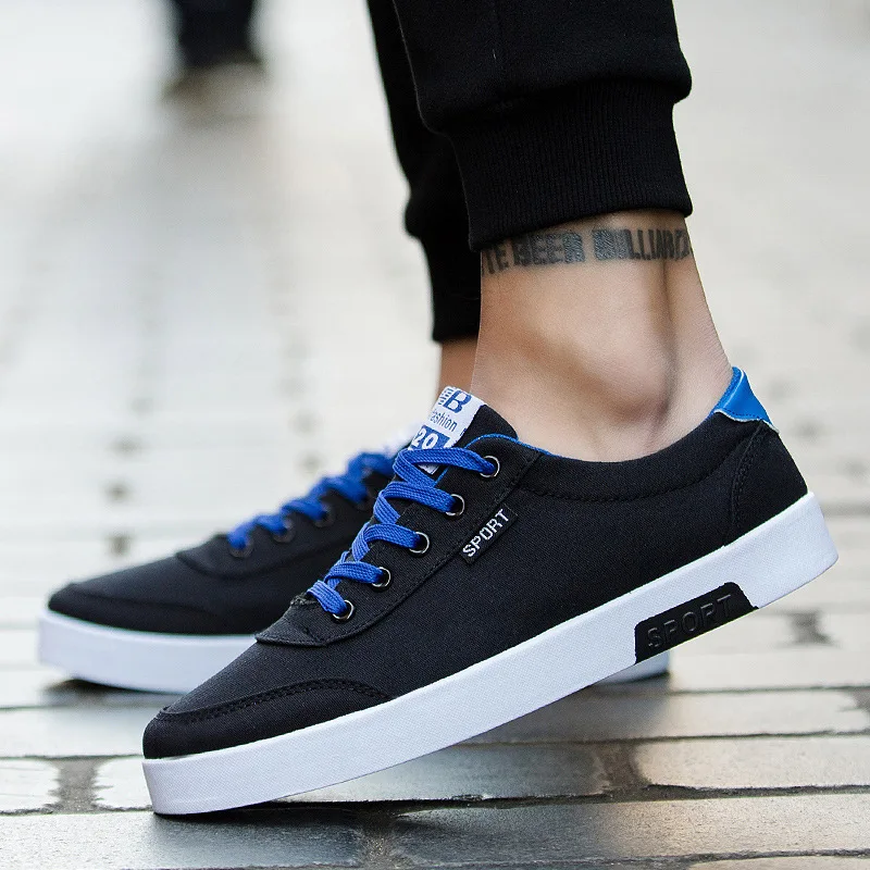 Men\'s Shoes Sports Shoes Student Canvas Shoes Ulzzgang Skateboarding Shoes Designer Sneakers Zapatos De Hombre