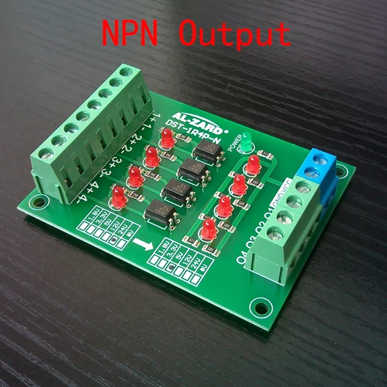 Optocoupler Isolation Board Voltage Converter Isolated Module PLC Signal Level Board NPN Output 1.8V 3.3V 5V 12V 24V PNP Output