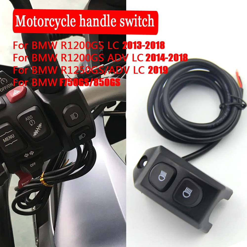 Motorcycle Handle Fog Light Switch Control smart relay For BMW R1200GS R 1200 GS R1250GS F850GS f750gs F750GS ADV Adventure LC