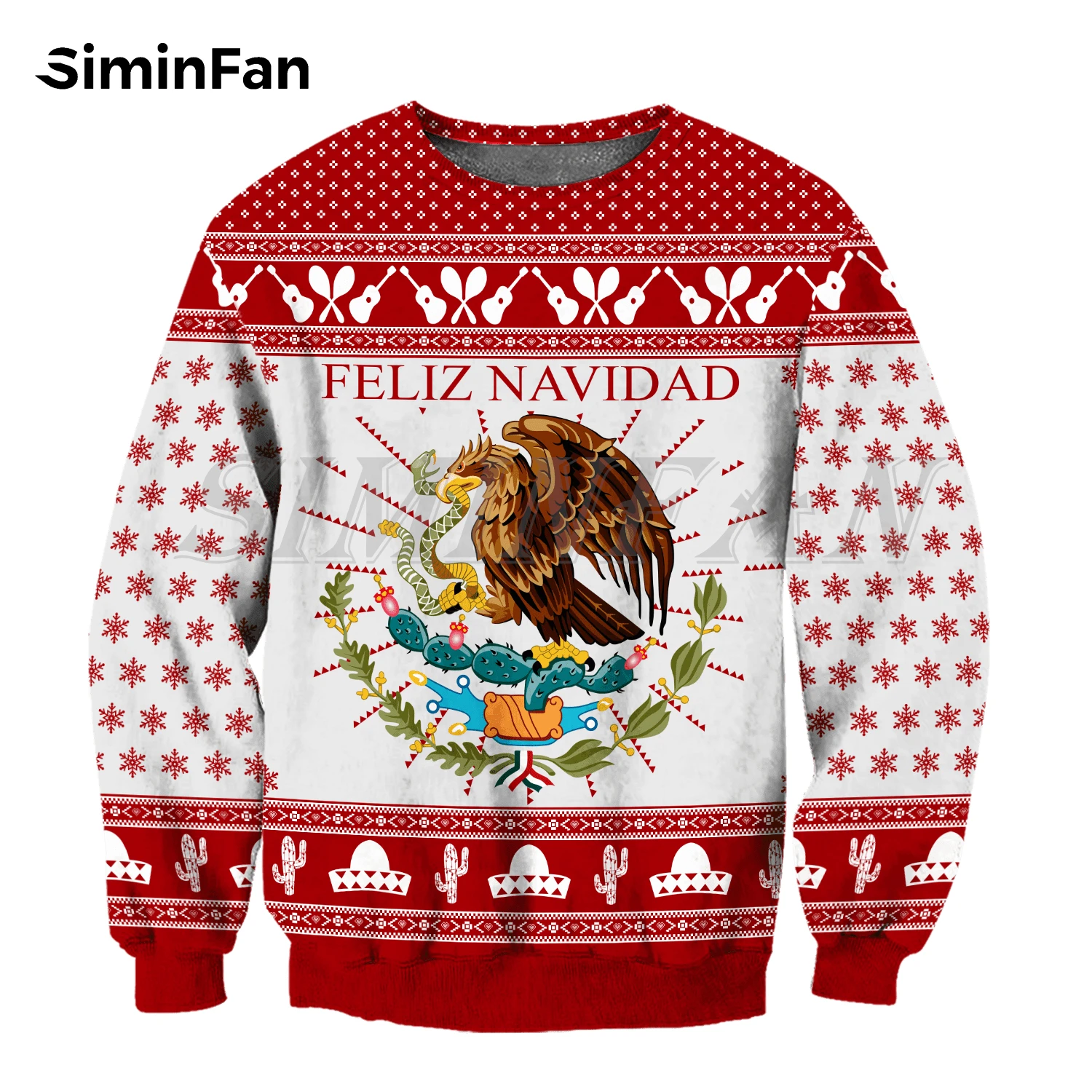 Feliz Navidad Love Mexico Mens 3D Printed Hoodies Unisex Casual Sweatshirts Harajuku Pullover Women Tracksuits Zipper Jacket H3