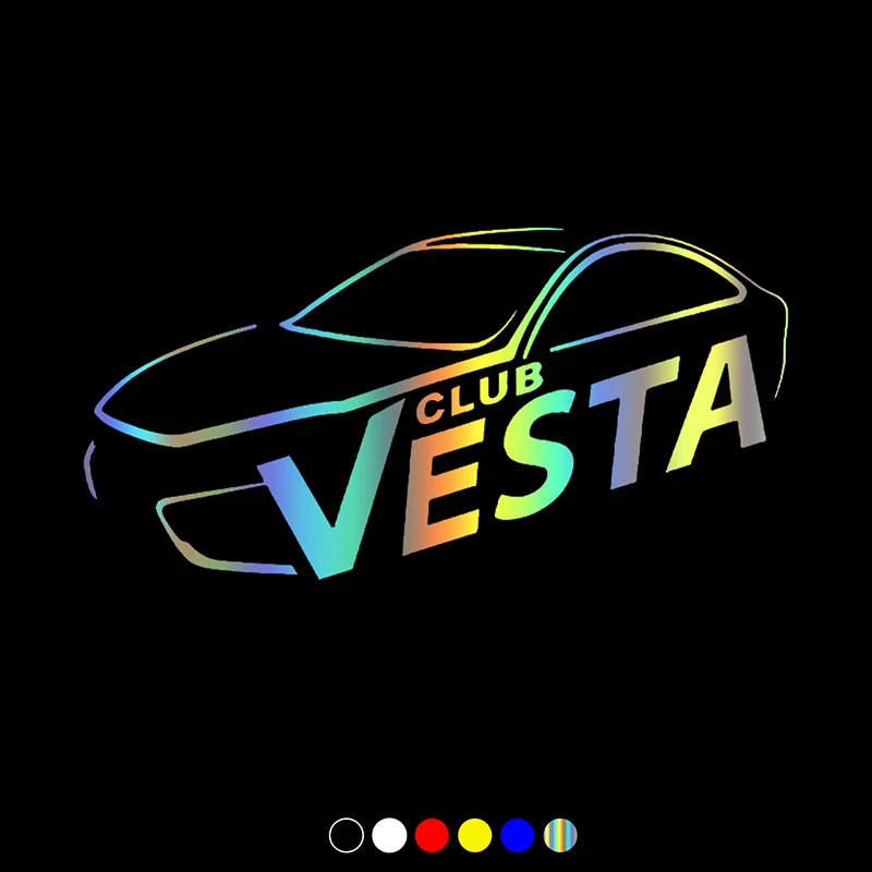 

CS30952# Various Sizes Vinyl Decal VESTA Car Sticker Waterproof Auto Decors on Motorcycle Bumper Rear Window
