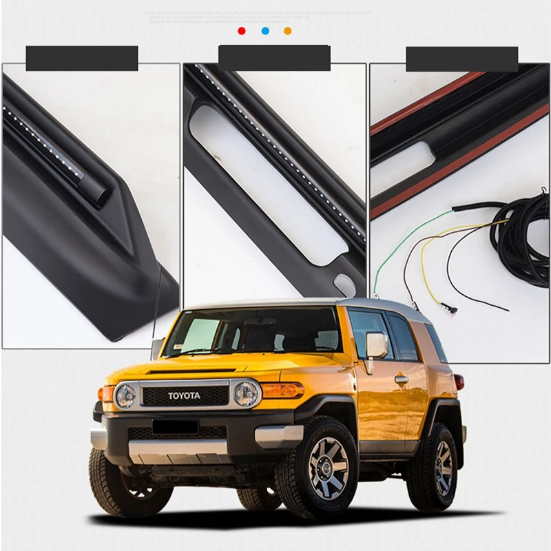 Dla Toyota FJ Cruiser tylnego skrzydła tylnego tylnego skrzydła FJ opływowy zewnętrzny spojler tylnego tylnego skrzydła daszek akcesoria