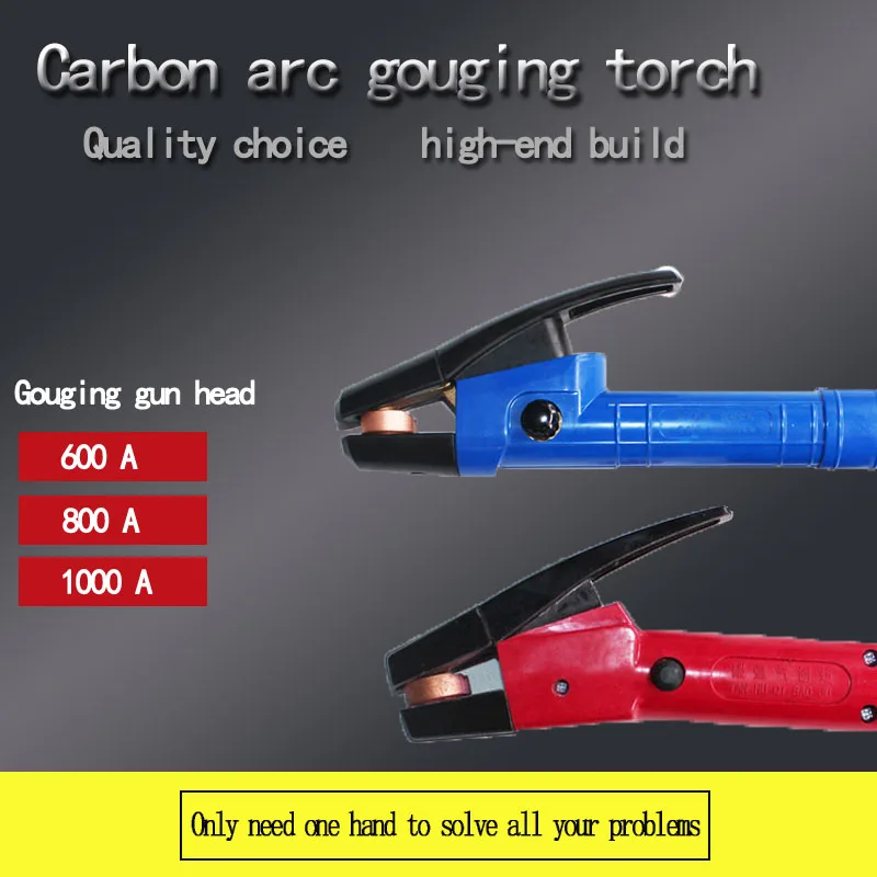 1pc Carbon Arc Air Gouging Gun with Cord JG-3 Type 600/800A 1000A Welding Torch Head Cable  Gas Fusion 6-10 Round Pliers