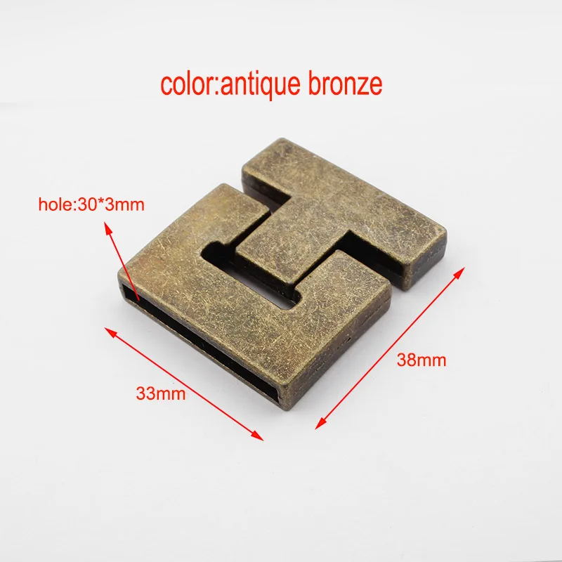 2Pcs/lots Flat Strong Magnetic Clasp Magnetic End Clasp Connector For Flat Leather Cord DIY Bracelet Jewelry Making Findings