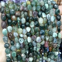 5-12mm Natural India Agates Loose Spacer Stone Beads For Jewelry Making DIY Necklace Bracelet Accessories Material 15