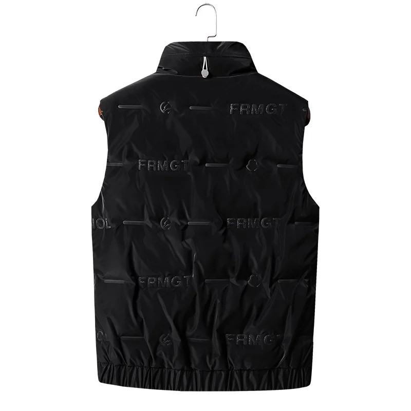 Autumn and winter down vest male trend white down vest jacket youth men warm high quality brand leisure down jacket for shopping