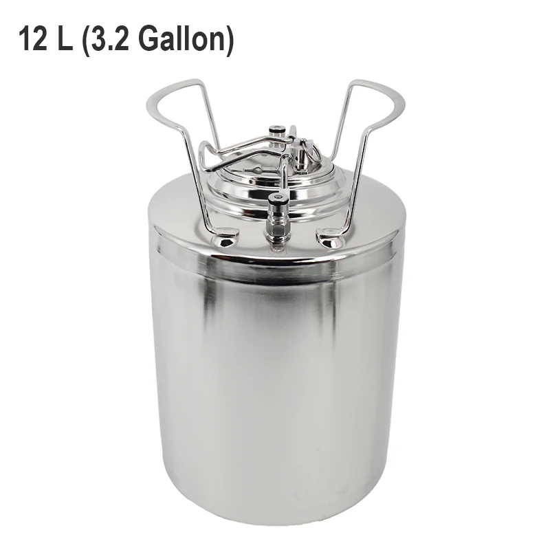 

Brand New 12L(3.2Gallon ) Stainless Steel Ball Lock Cornelius (Corny) Keg