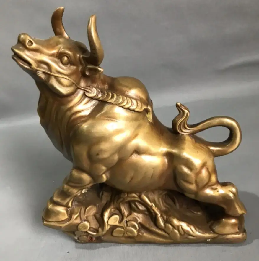 

Archaize brass recruit wealth zodiac cow crafts statue