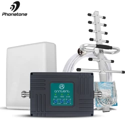 3G 4G LTE Cell Phone Signal Booster 900/1800/2100MHz Home Mobile Repeater Antenna Band 20/3/1 Amplifier Kit Improve Voice Data