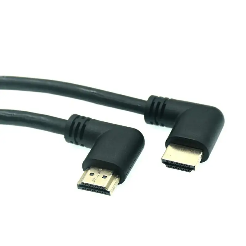 Cable macho a macho para Xbox, PS4, PS5, 90 grados, 8K, 60HZ, UHD, Ultra HD, Compatible con HDMI 2,1, 7680x4320, 4K, 120HZ, HDR