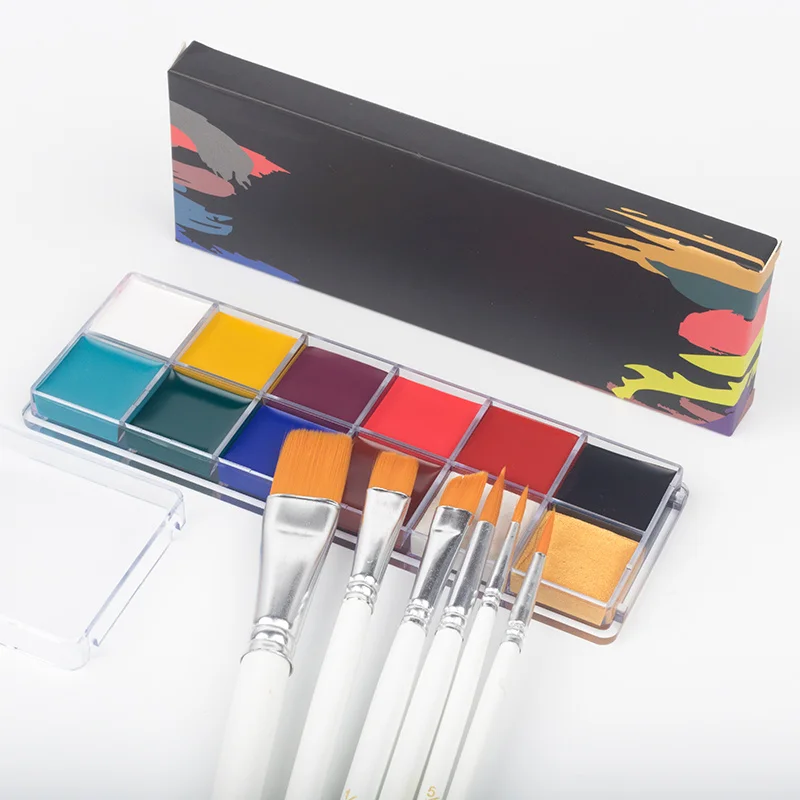 SFX Make-up-Set, 12-farbig, Gesichts- und Körperbemalung, Öl, Bühne, Spezialeffekte, Halloween, Wunde, Narbe, Wachs, Make-up, gefälschte Schorf, Blutspatel, Farbe – Detail 22