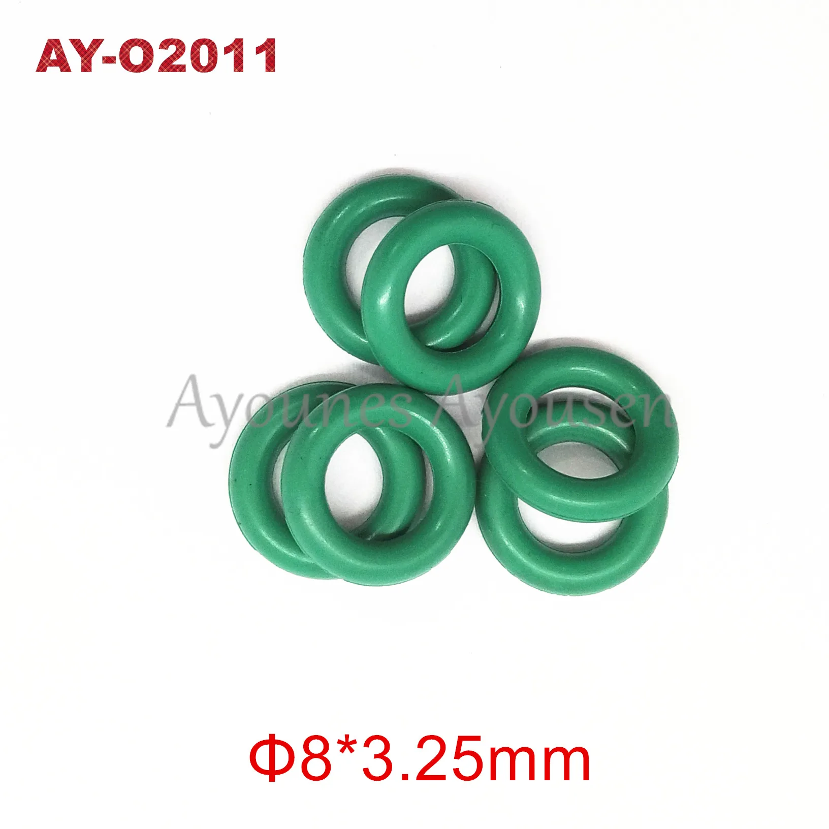 free shipping 100pieces rubber oring seal 8*3.25mm for nissan car fuel injector repair kits (AY-O2011)