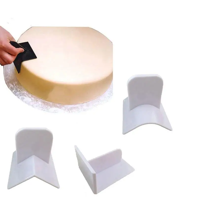 Kapmore 1pc Fondant Icing Smoother Plastic Fondant Smoother Tool Fondant Paddle Smoother DIY Baking Tools Accessories