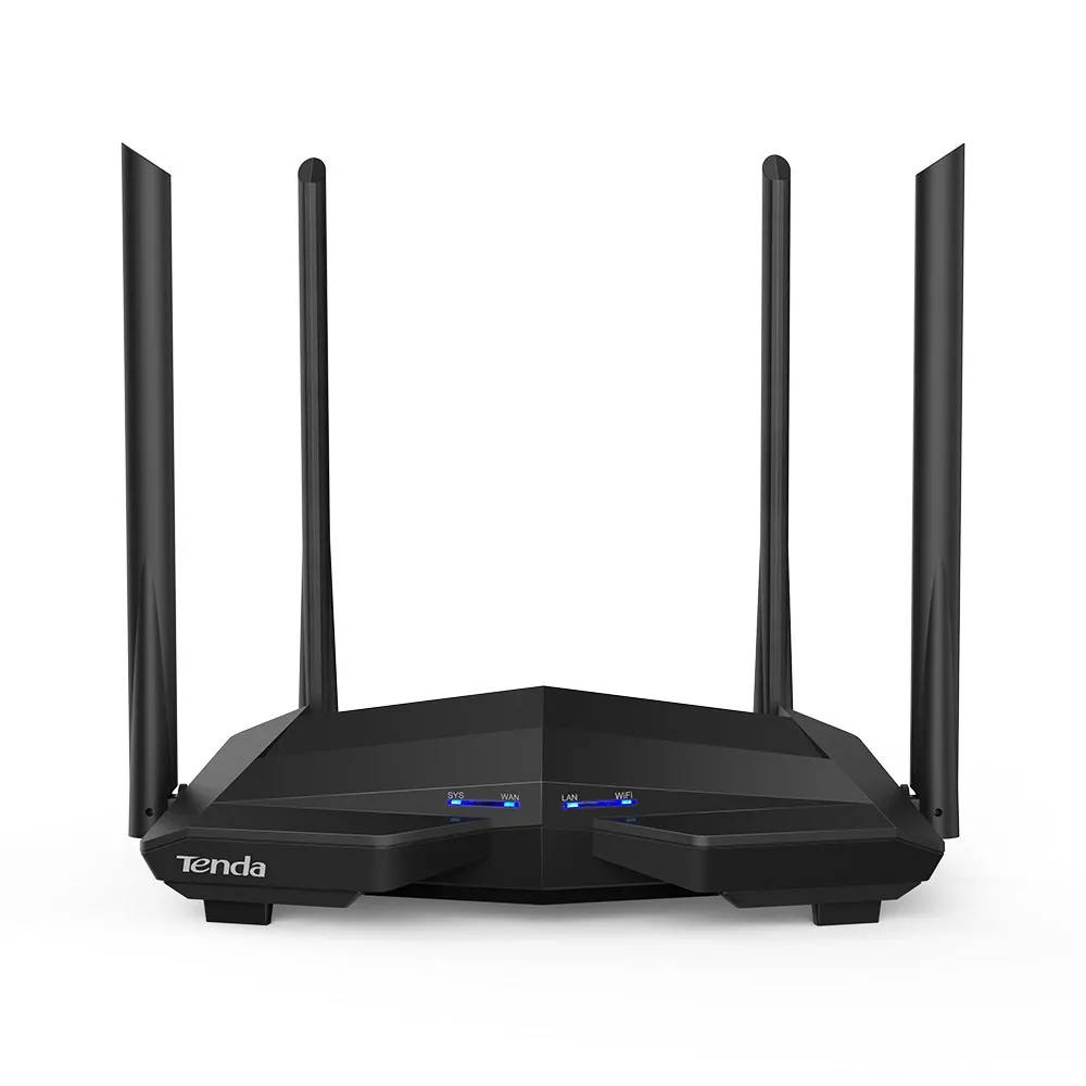 

Tenda AC10 1200Mbps 4 full Gigabit Ethernet ports Dual Band 2.4G/5.0GHz 11AC Wireless Wifi Router WIFI Repeater 4 Antennas