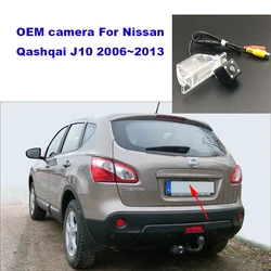 HD CCD Night Vision Car Rear View Reverse Backup Camera Waterproof  For Nissan Qashqai J10 2006~2013 reverse camera housing