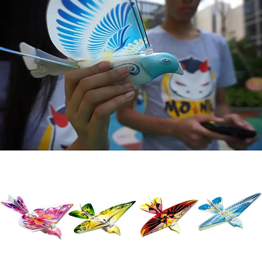 360 Degree Flying RC Bird Toy 2.4 GHz Remote Control Butterfly Helicopter E-Bird Electronic Mini RC Drone Kid Toy Children Gift