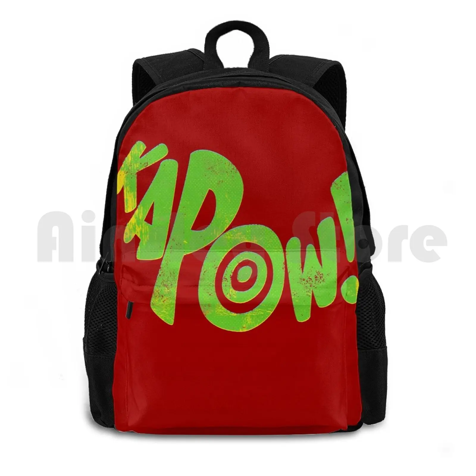 

Kapow! Superhero Sound Effect Outdoor Hiking Backpack Riding Climbing Sports Bag Kapow Vintage 1960S Sound Effect Comic Yellow