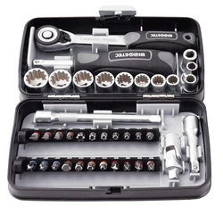 38pcs Mini Ratchet Wrench Set 1/4