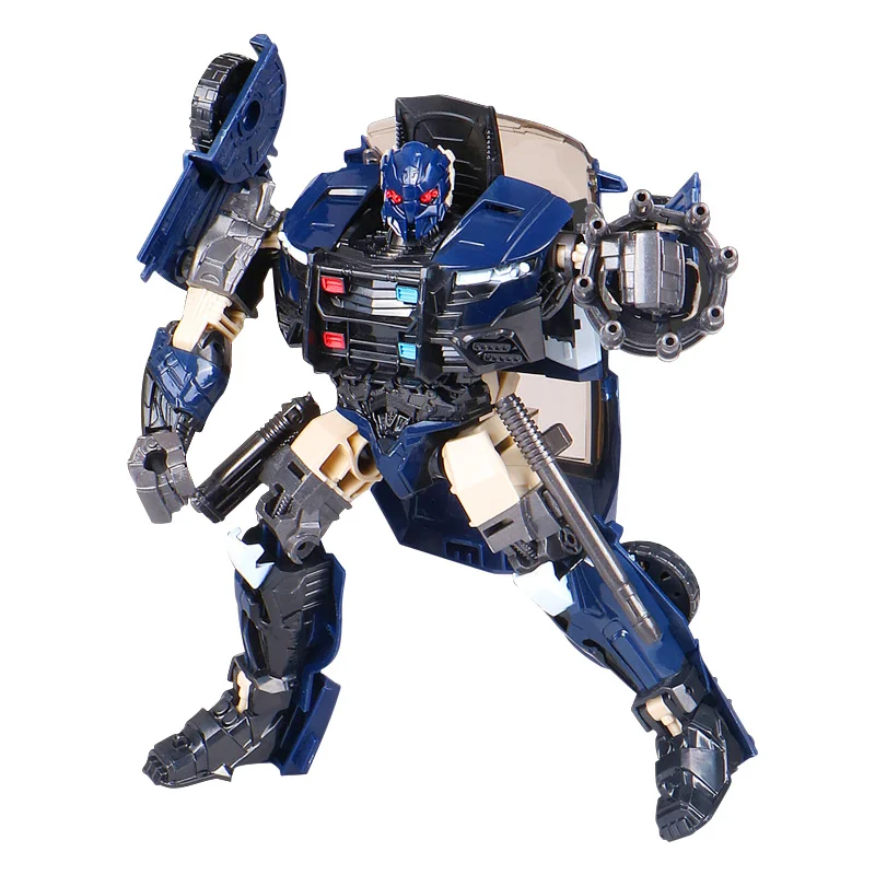 Bmb Barricade Aoyi H6001-5 Ko SS28 Transformatie Rollbar 6001-5 Film Anime Figuur Model Vervormbare Robot Auto Abs Speelgoed voor Kind