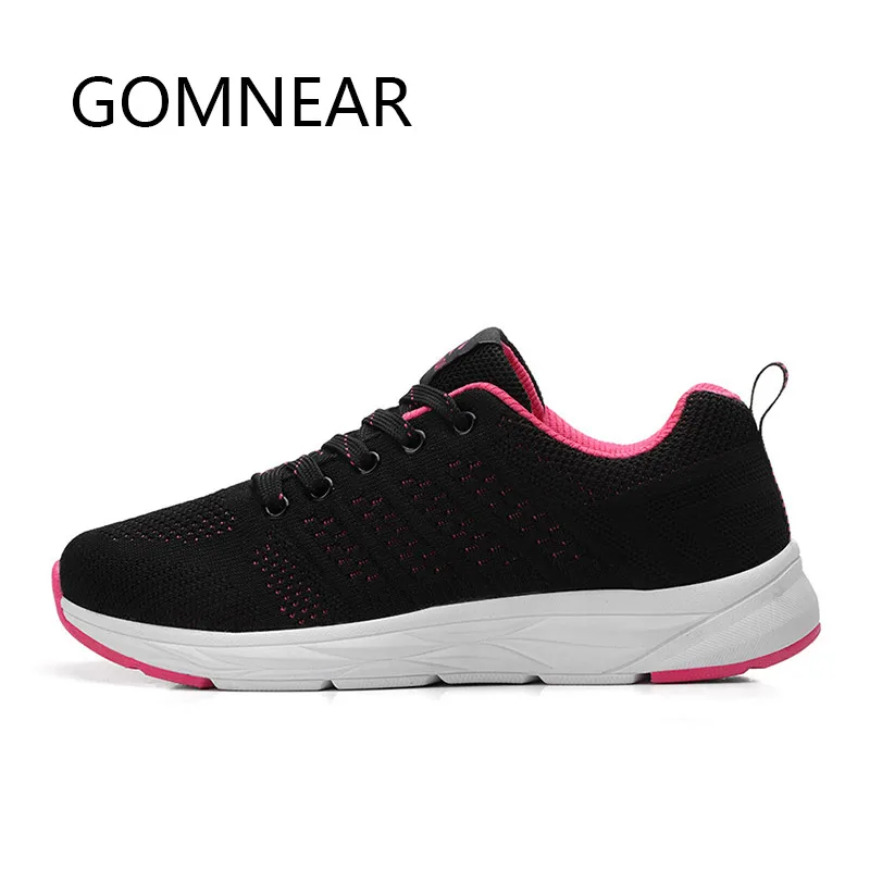 GOMNEAR Summer Breathable Walking Shoes Women Casual Shoes Trainers Running Sport Shoes Outdoor Footwear Tenis Ladies Sneakers