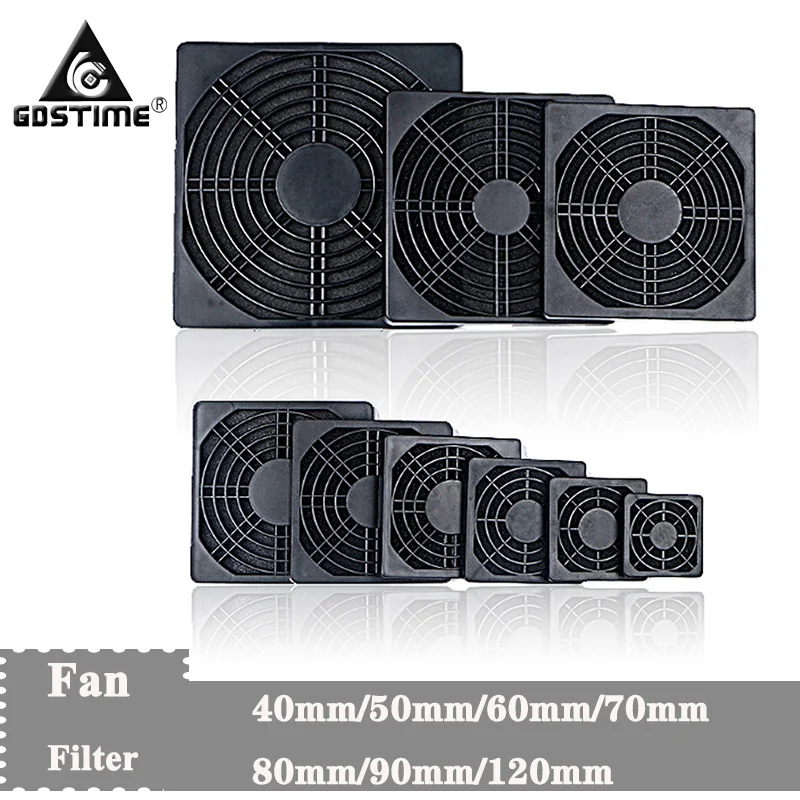 5 teile/los Staub Filter Fan 3 in 1 PC Abdeckung Fall staubdicht Schwamm Filter Mesh 40mm 50mm 60mm 70mm 90mm 120mm lüfter Staubdicht