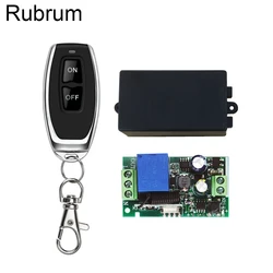 Rubrum 433MHz AC 110V 220V Lamp Smart Home Wireless RF Remote Control Switch Receiver ON/OFF Transmitter For Light Bulb Control