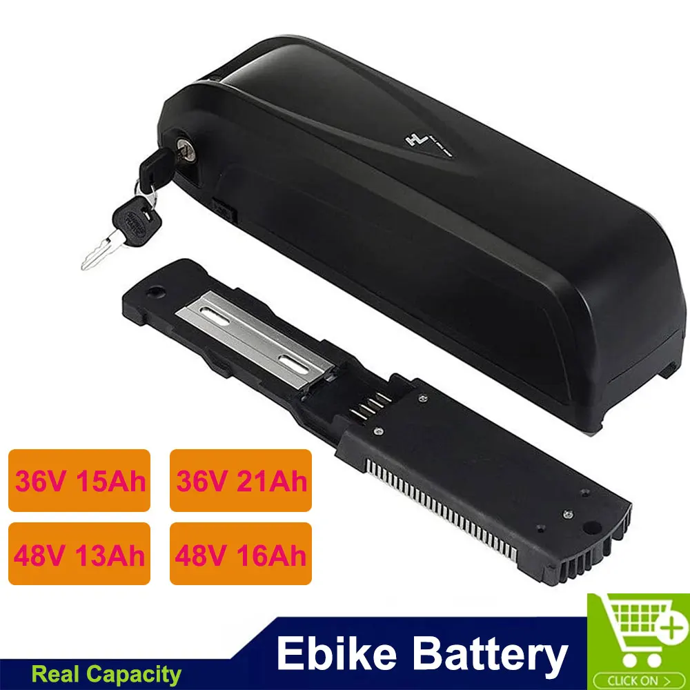 Ebike Battery 36/48V 15Ah 20Ah Electric Scooter Electric Bicycle Lithium Battery For Electric Bike Motor With BMS And 2A Charger