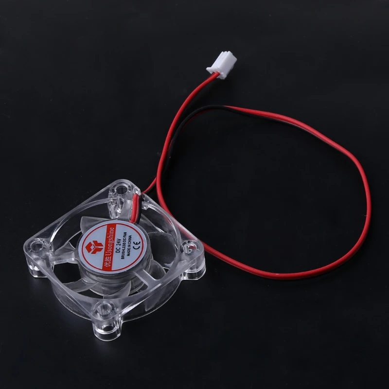 2510 3010 4010 Cooling Fan LED Fan 12V 24V Silent Luminous Hydraulic Bearing Fan Quiet Cooler heatsink 3D Printer Parts