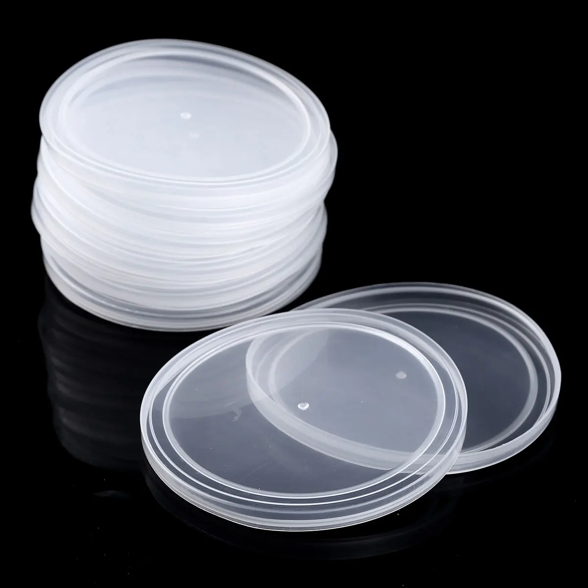 12 Jar Lid Plastic Can Cover Reusable Storage Canning Cover Tight Sealing Food Can Cap Leak Proof Lid for Dog Cat Pet Food Saver