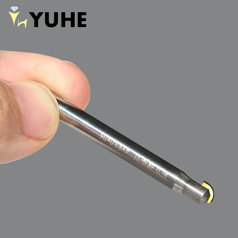 YUHE MCD Ball End Milling Tool Used In CNC Machine For Jewelry Mirror Effect Processing Jewelry Tools Ra0.05