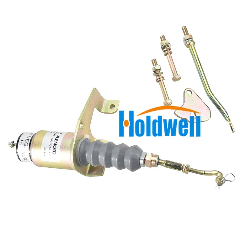 Holdwell 12V L/H Shutdown Solenoid RSV SA-3765-12 for Bosch Deutz F4L913 SA-3765 1751-12