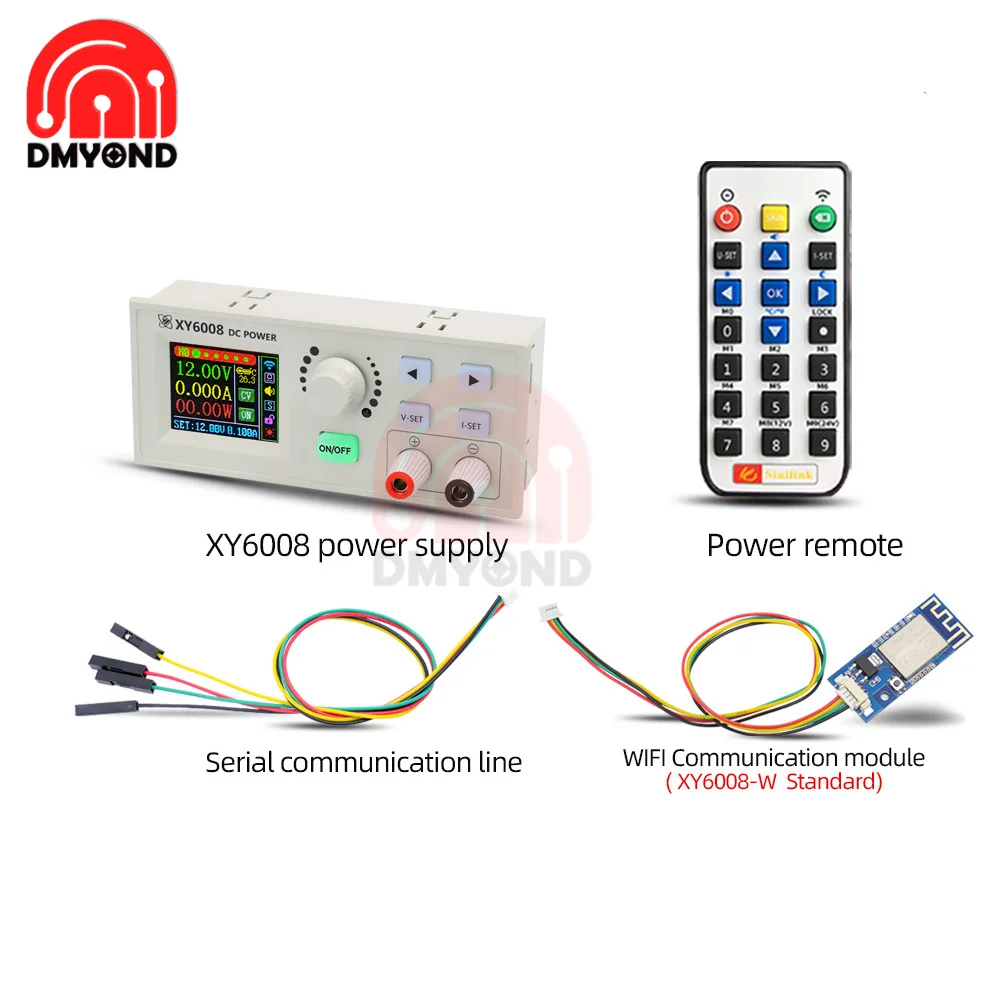 60V 8 a4 80W alimentatore cc regolabile LED Digital Lab Power Source Switch regolatore di tensione di alimentazione con comunicazione WiFi