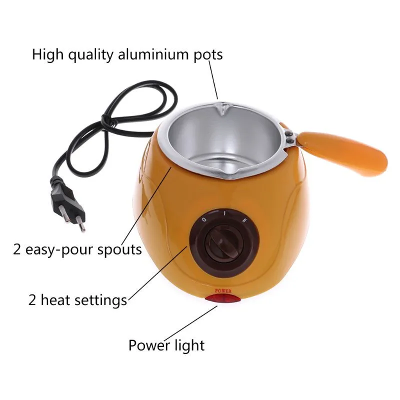 Electric Heating Chocolate Candy Melting Pot Fondue Fountain Machine Kitchen Baking Tool for home Whosale&Dropship