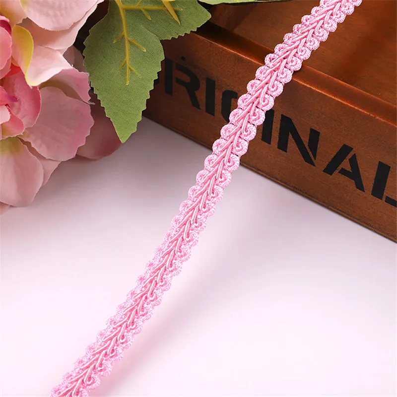 2 Yards Lace Trim Ribbon Centipede Braided Lace DIY Craft Sewing Accessories Wedding Decoration Fabric Curve Lace