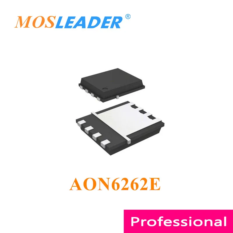 Mosleader AON6262E DFN5X6 100PCS 500PCS 1000PCS AON6262 QFN N-Channel 60V 40A Chinese High quality Mosfets