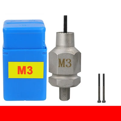 Electric Rivet Nut Gun Adapter With 3 pcs Pull Rod Riveter Riveting Head Part for Rivnut Tool Accessories M3/M4/M5/M6/M8/M10 nut