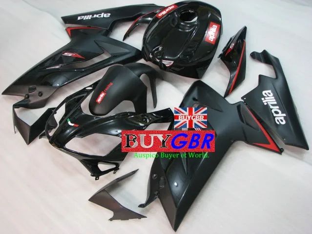 Motorcycle Fairings Black RS125 fairing For Aprilia RS125 2000 2001 2002 2003 2004 2005 fairing free windscreen