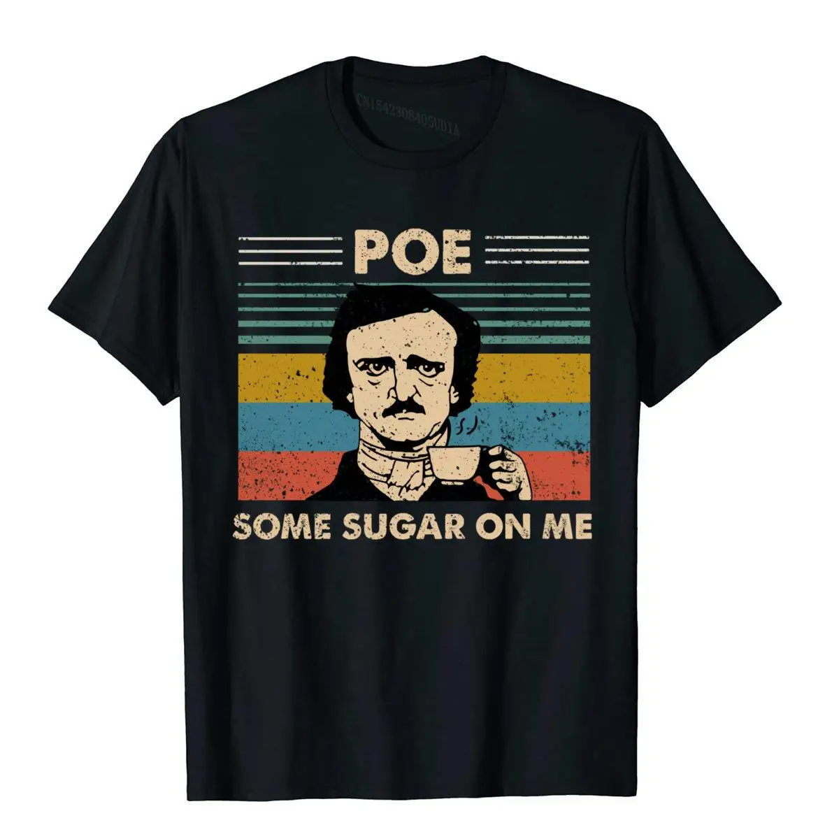 

POE Some Sugar On Me Funny Gift Sweatshirt Street Cotton Adult T Shirt Moto Biker Special Top T-Shirts Christmas Clothing