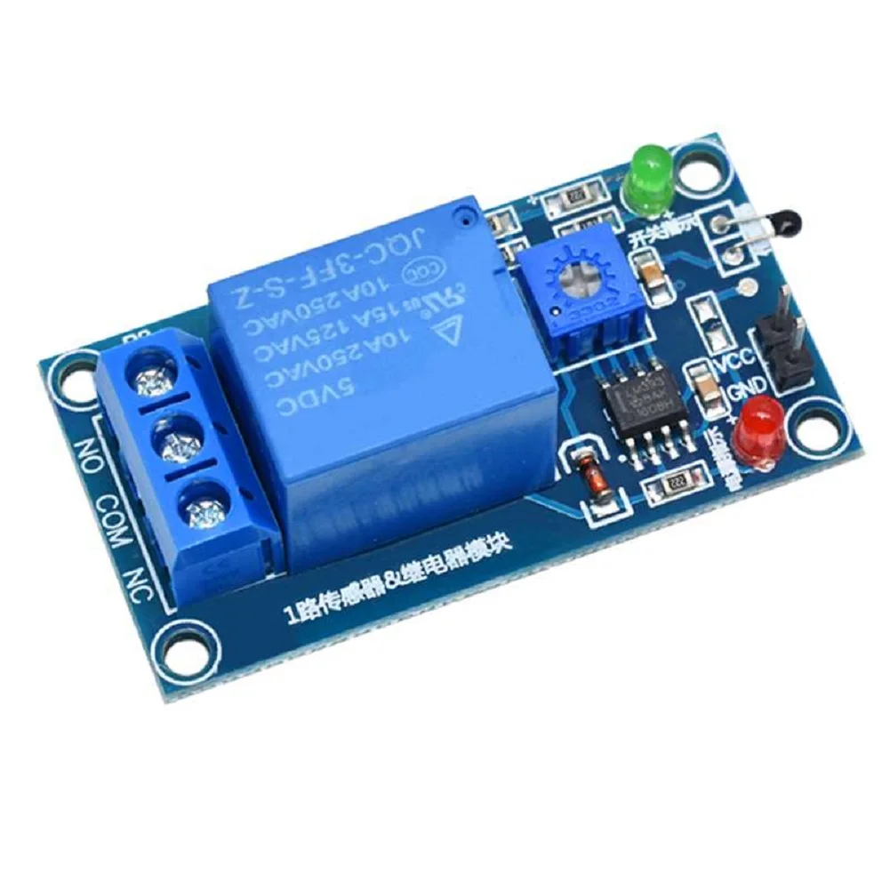 5pcs DC5V 1 canale modulo relè termistore sensore termico sensore di temperatura