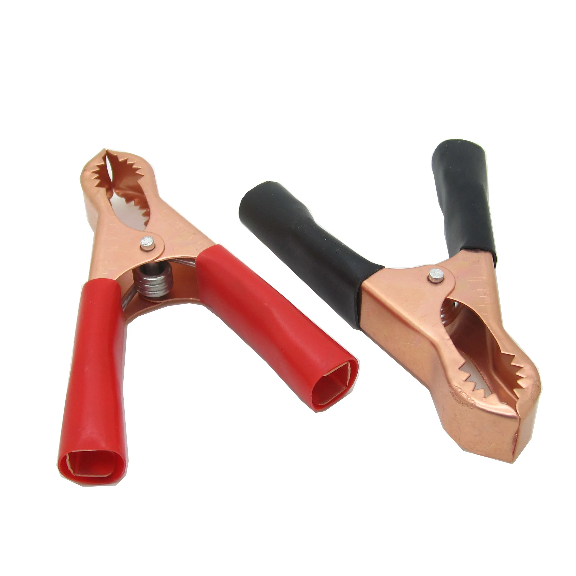 Black Red 80mm Crocodile Car Caravan Van Battery Test Lead Clips Best Promotion Alligator Clips Connector Plug Power