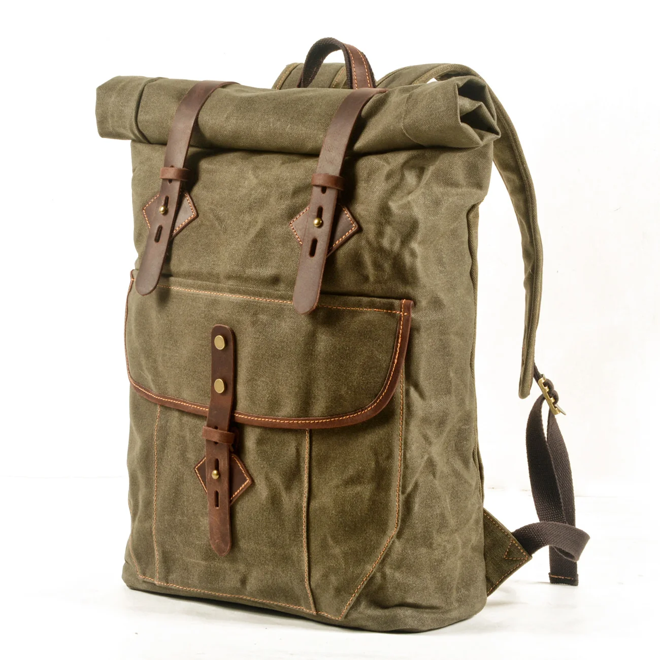 

in stock high quality outdoor hiking backpack school laptop bag canvas anti-theft backpack